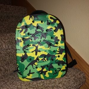 SOLD - Crocs Dino Camo Backpack
